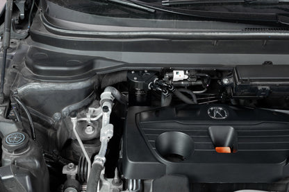 HPS Performance Billet Aluminum Oil Catch Can Kit, Black, 860-015WB