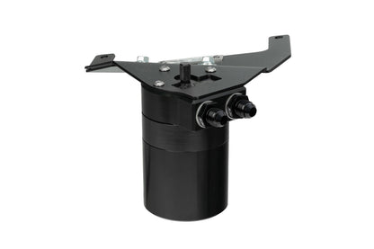 HPS Performance Billet Aluminum Oil Catch Can Kit Black 860-017WB
