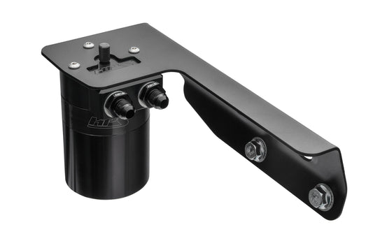 HPS Performance Billet Aluminum Oil Catch Can Kit Black 860-021WB