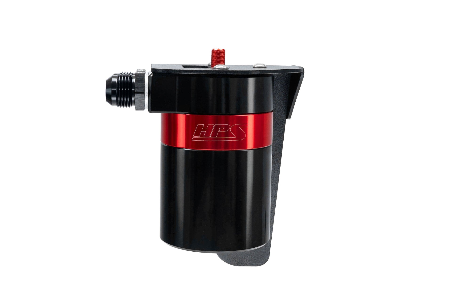 HPS Performance Billet Aluminum Oil Catch Can Kit Red 860-023