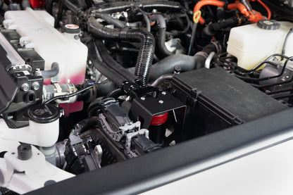 HPS Performance Billet Aluminum Oil Catch Can Kit, Black, 860-024WB