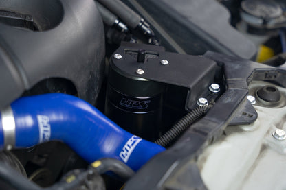 HPS Performance Billet Aluminum Oil Catch Can Kit, Black, 860-025WB