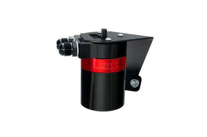 HPS Performance Billet Aluminum Oil Catch Can Kit Red 860-026