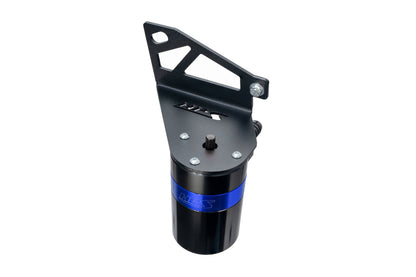 HPS Performance Billet Aluminum Oil Catch Can Kit, Blue, 860-028BL