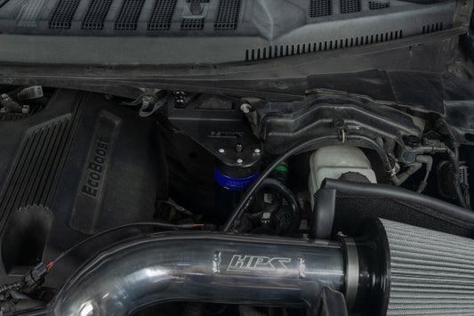 HPS Performance Billet Aluminum Oil Catch Can Kit, Blue, 860-028BL