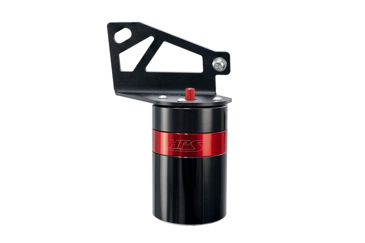 HPS Performance Billet Aluminum Oil Catch Can Kit Red 860-028