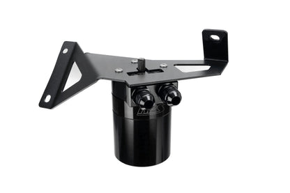 HPS Performance Billet Aluminum Oil Catch Can Kit, Black, 860-029WB