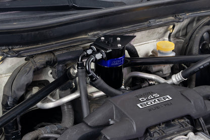 HPS Performance Billet Aluminum Oil Catch Can Kit, Blue, 860-030BL