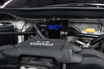 HPS Performance Billet Aluminum Oil Catch Can Kit, Blue, 860-030BL