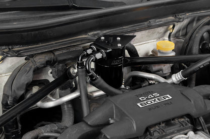 HPS Performance Billet Aluminum Oil Catch Can Kit, Black, 860-030WB