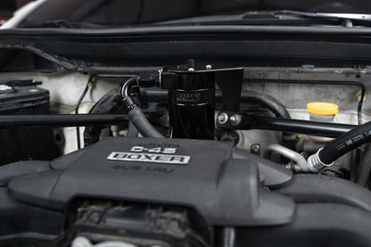 HPS Performance Billet Aluminum Oil Catch Can Kit, Black, 860-030WB