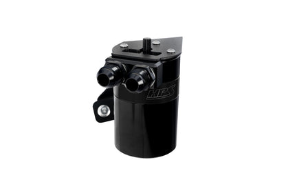 HPS Performance Billet Aluminum Oil Catch Can Kit, Black, 860-030WB