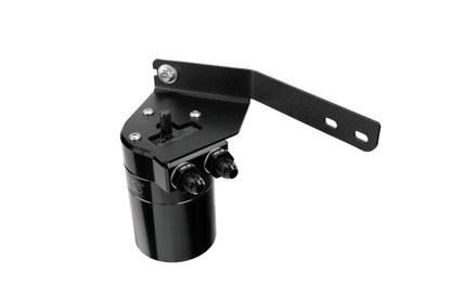 HPS Performance Billet Aluminum Oil Catch Can Kit, Black, 860-031WB