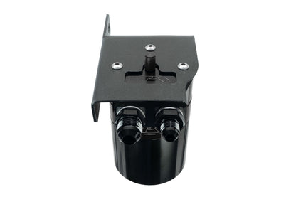 HPS Performance Billet Aluminum Oil Catch Can Kit, Black, 860-033WB