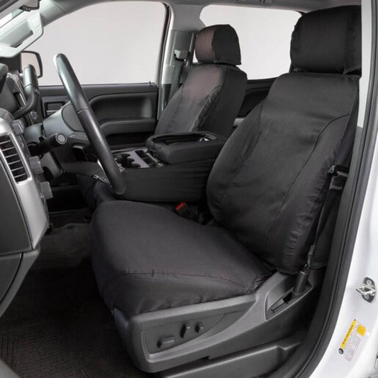 Covercraft 19-24 Toyota RAV4 Polycotton SeatSaver Custom Front Row Seat Covers - Charcoal