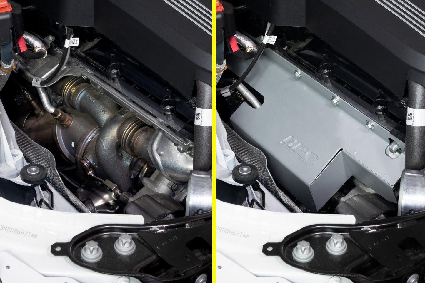 HPS Performance Turbo Steel Heat Shield with Cerakote Ceramic Coating, 94-001