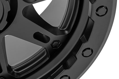 Rough Country 94 Series Wheel | UTV | Matte Black | 14x7 | 4-137 | +10mm