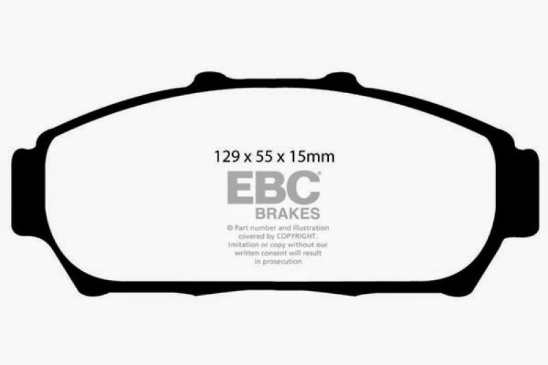 EBC 94-01 Acura Integra 1.8 Redstuff Front Brake Pads