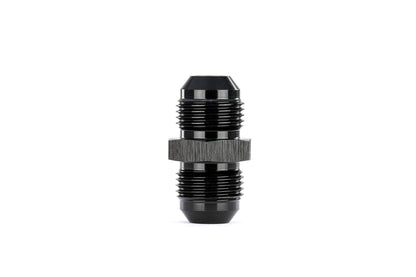HPS Performance Straight -12 AN Male to Male Union Adapter, Aluminum, Black