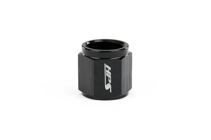 HPS Performance -6 Hard Line AN Tube Nut Aluminum Black