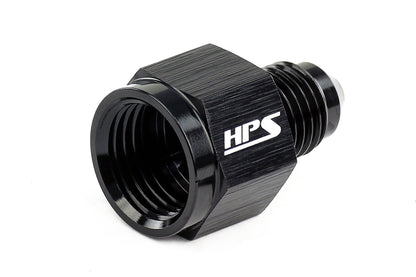 HPS Performance AN -6 Female to AN -4 Male Reducer Adapter Aluminum Black