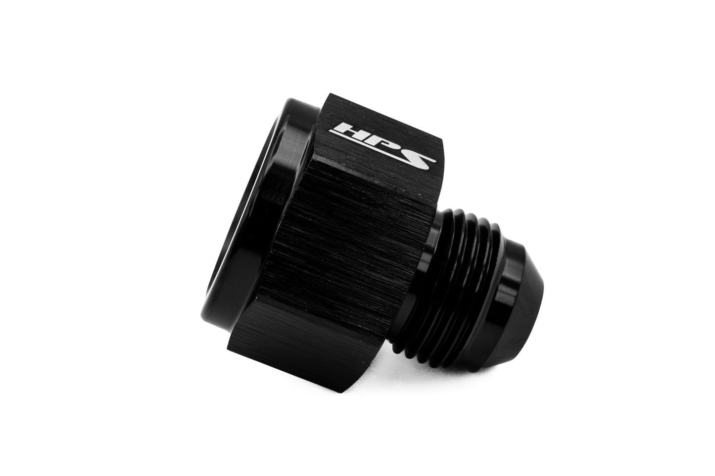 HPS Performance AN -6 Female to AN -4 Male Reducer Adapter, Aluminum, Black