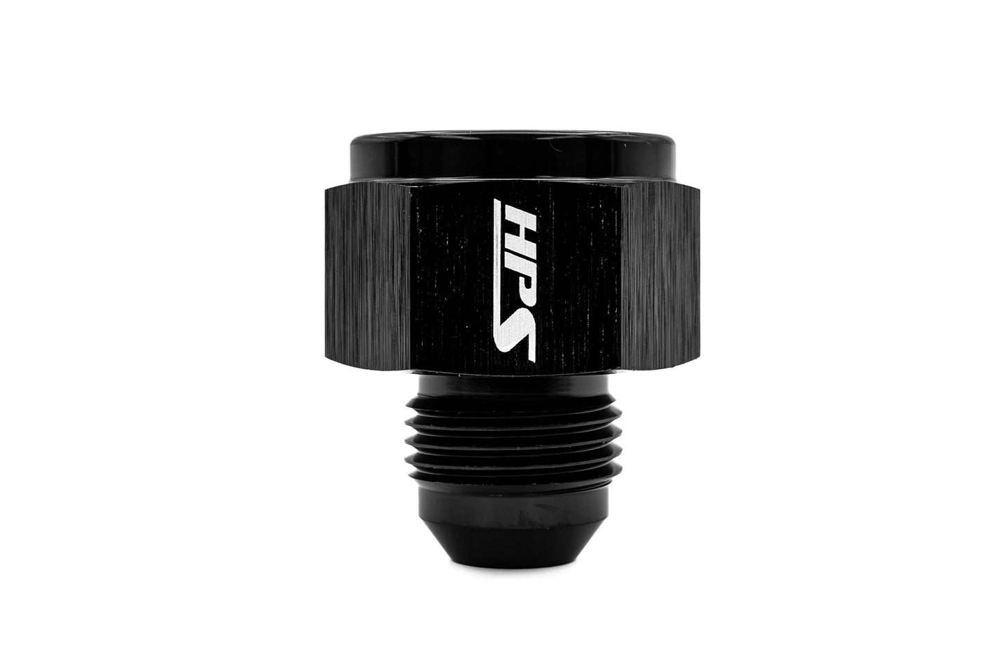 HPS Performance AN -6 Female to AN -4 Male Reducer Adapter, Aluminum, Black