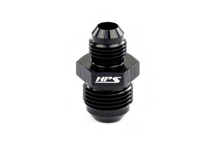HPS Performance AN -6 to AN -4 Male To Male Reducer Union Coupler Adapter Aluminum Black
