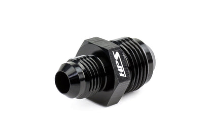 HPS Performance -12 AN to -10 AN Male To Male Reducer Union Coupler Adapter, Aluminum, Black