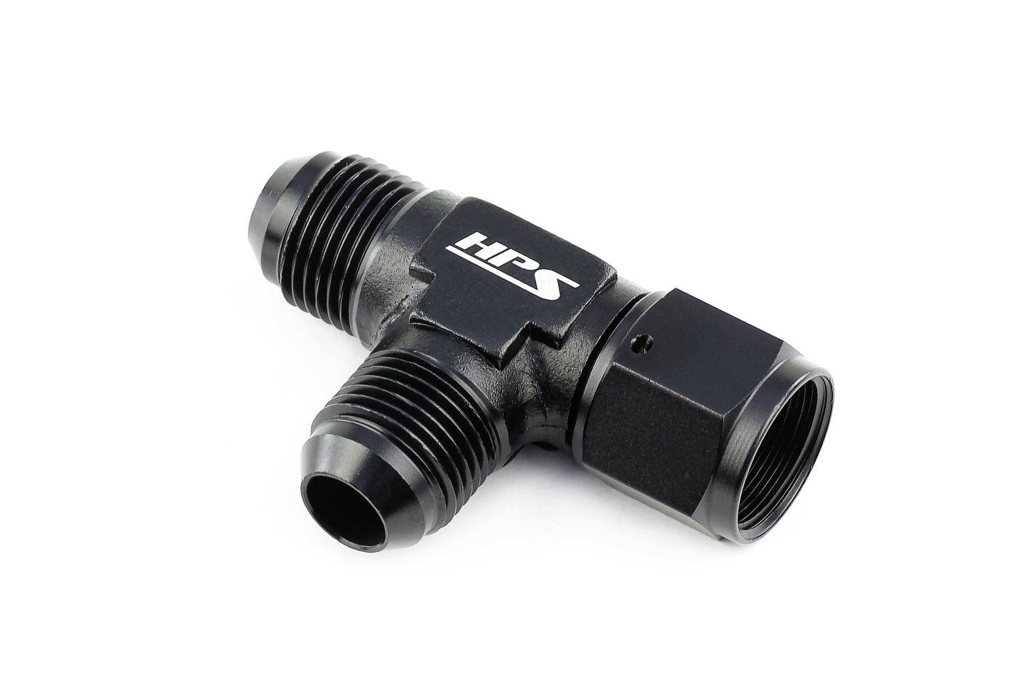 HPS Performance -3 AN Aluminum Tee Adapter with Female on Run AN9261-3