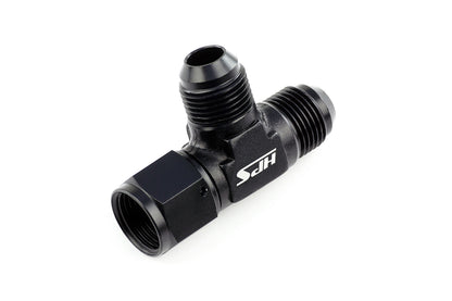 HPS Performance -3 AN Aluminum Tee Adapter with Female on Run AN9261-3