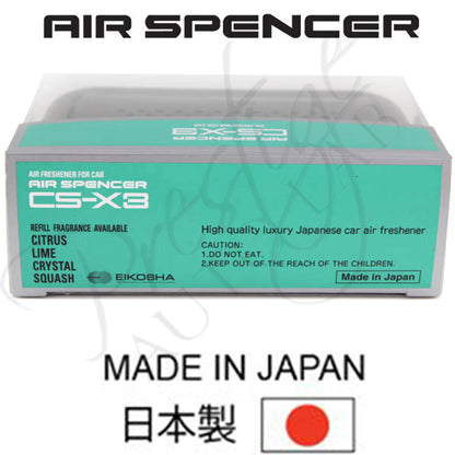 COMBO JDM CS-X3 CASE GENUINE EIKOSHA AIR SPENCER SQUASH AIR FRESHENER CSX3