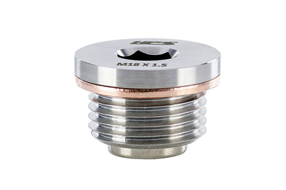 Replacement Copper Washer for HPS Stainless Steel Magnetic Oil Drain Plug Bolt M18 x 1.5 - 5pcs Pack