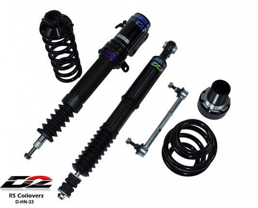 D2 Racing RS Coilovers 07+ Honda Fit 2010+ Honda CRZ D2 Racing