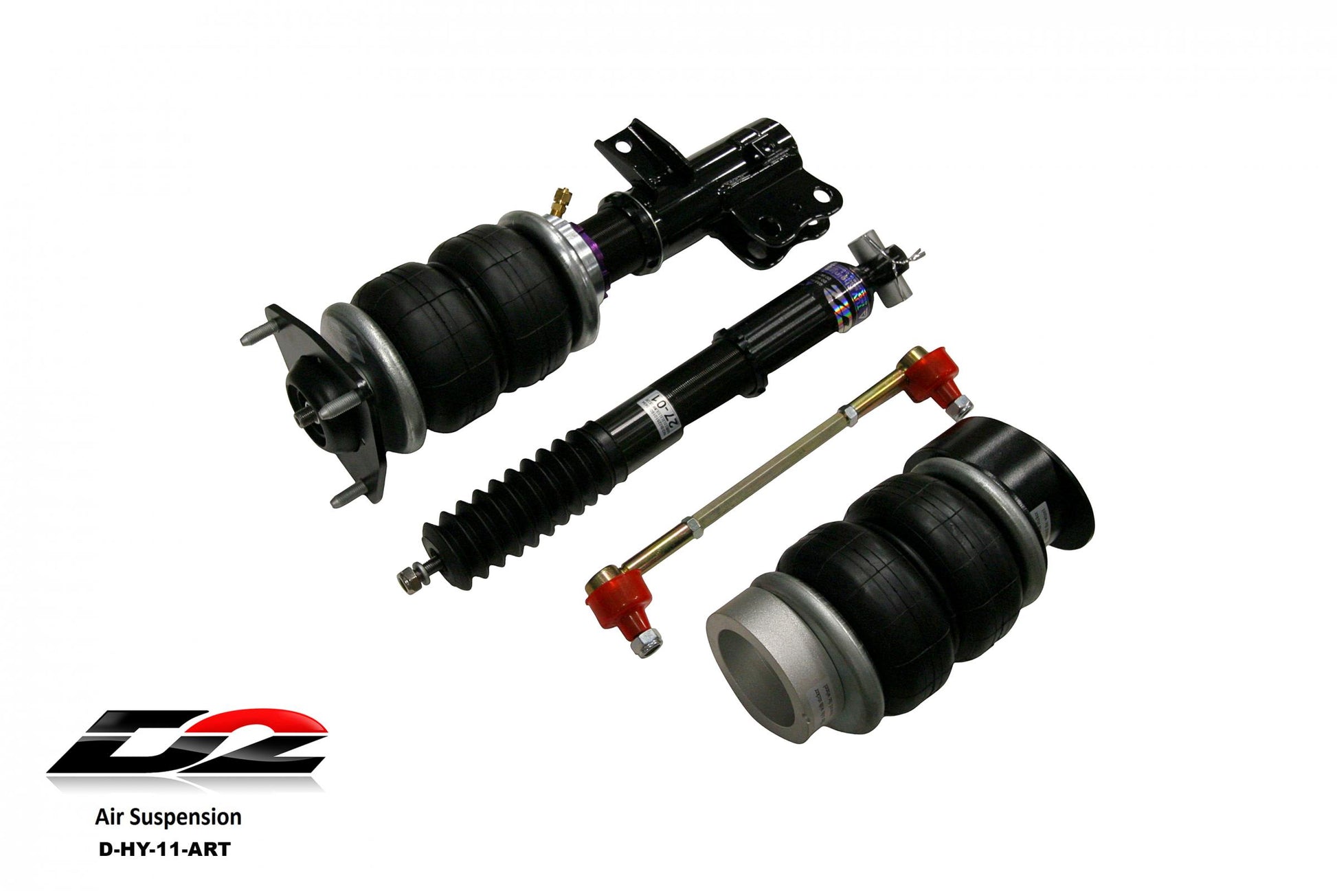 Air Struts w/ VERA Evo Management 08+ Hyundai Genesis Coupe D2 Racing
