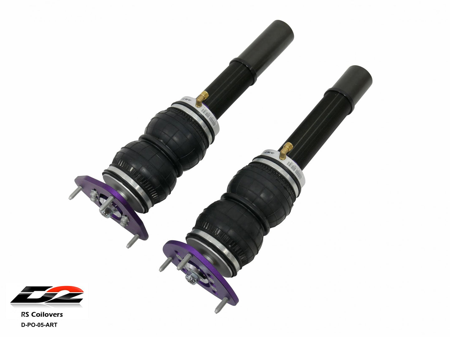 Air Struts w/ VERA Evo Bluetooth Management 96-04 Porsche Boxster D2 Racing