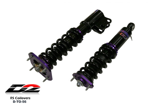D2 Racing RS Coilovers 85-99 Toyota Starlet 90-99 Toyota Tercel 91-99 Toyota Paseo FWD D2 Racing