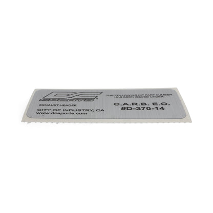 DC Sports CARB Sticker D-370-14 (For Headers)