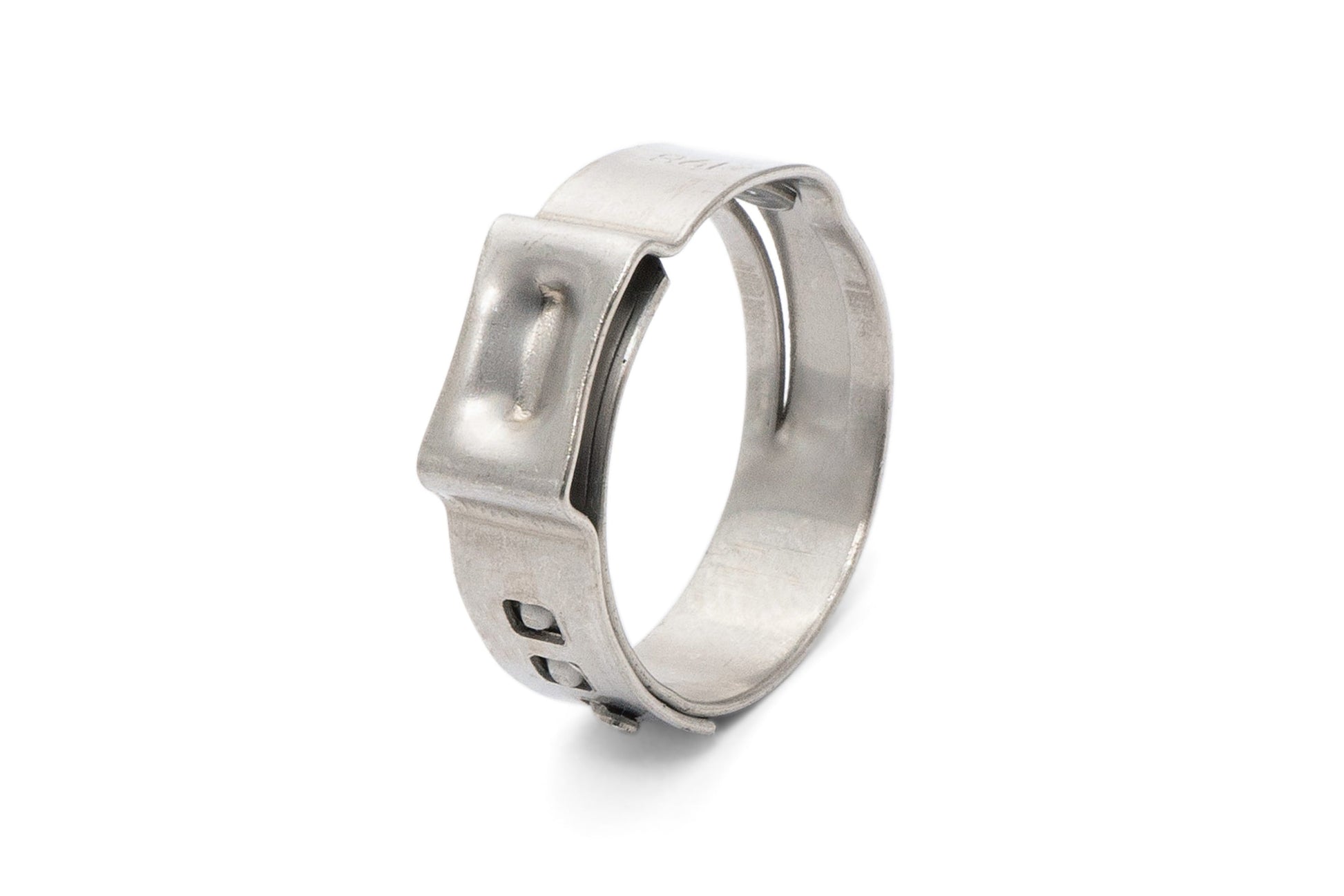 HPS 304 Stainless Steel Ear Hose Clamps Effective Range 23.3mm - 26.5mm 100pcs pack