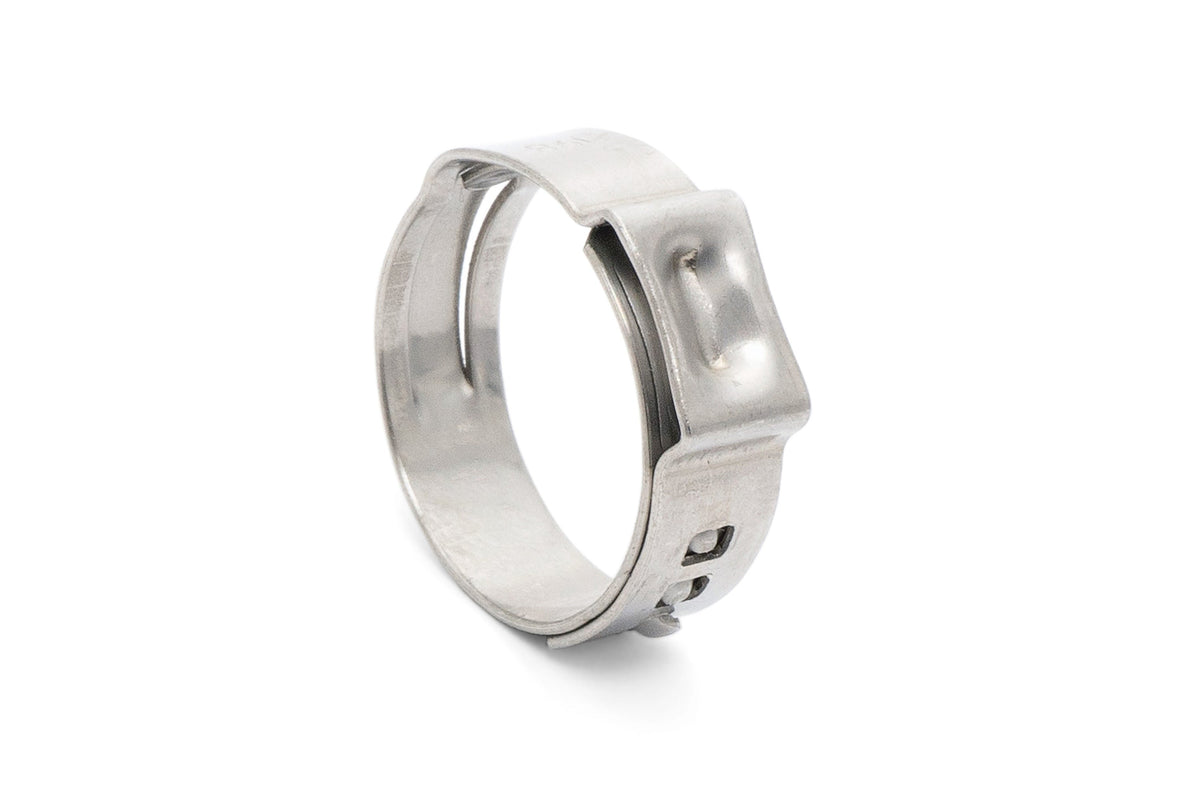 HPS 304 Stainless Steel Ear Hose Clamps, Effective Range 25.4mm - 28.6mm, 10pcs pack