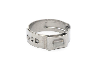 HPS 304 Stainless Steel Ear Hose Clamps, Effective Range 25.4mm - 28.6mm, 10pcs pack