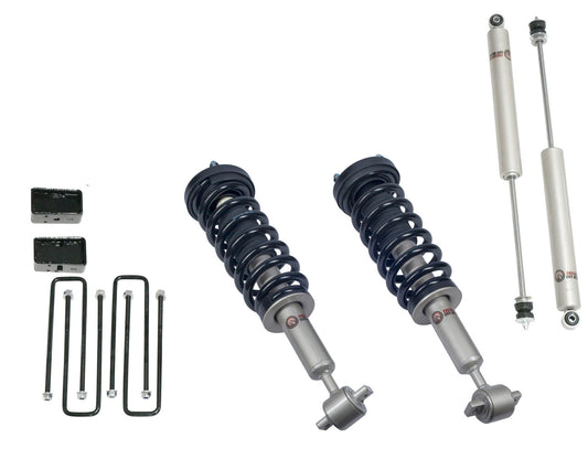 2 Inch Lift Kit Front Struts w/ Rear Blocks and Shocks 14-24 Ford F-150 Freedom Off-Road