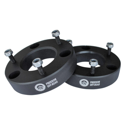 2 Inch  Front Strut Spacer 07-19 Escalade/07-19 Escalade ESV/09-13 Escaldae EXT/07-13 Avalanche/07-20 Sivlerado/Sierra 1500/15-20 Suburban 1500/07-20 Tahoe/07-20 Yukon/07-14 Yukon XL 1500 Freedom Off-Road