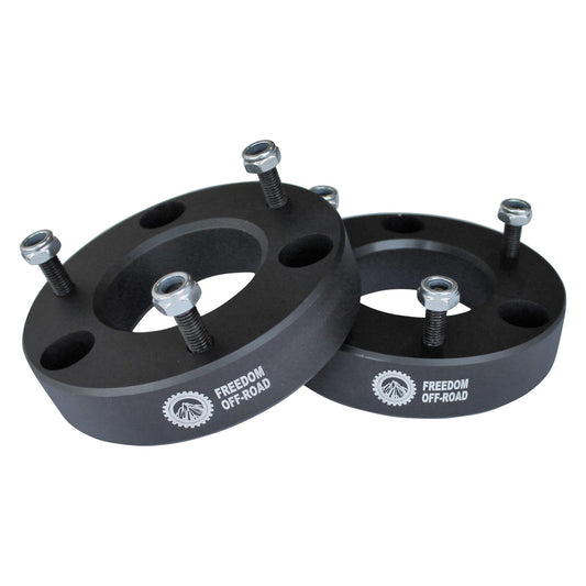 2 Inch  Front Strut Spacer 07-19 Escalade/07-19 Escalade ESV/09-13 Escaldae EXT/07-13 Avalanche/07-20 Sivlerado/Sierra 1500/15-20 Suburban 1500/07-20 Tahoe/07-20 Yukon/07-14 Yukon XL 1500 Freedom Off-Road
