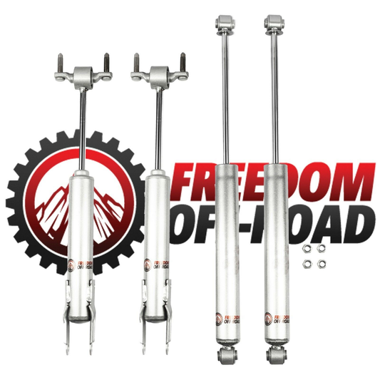 1-4 Inch Lift Extended Nitro Shocks 11-24 Silverado/Sierra 2500 HD/3500 HD Freedom Off-Road