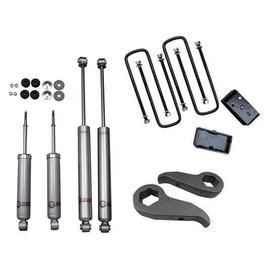 1 Inch-3 Inch Leveling Lift Kit w/ Shocks 11-19 Silverado/Sierra 2500 HD/3500 HD Freedom Off-Road