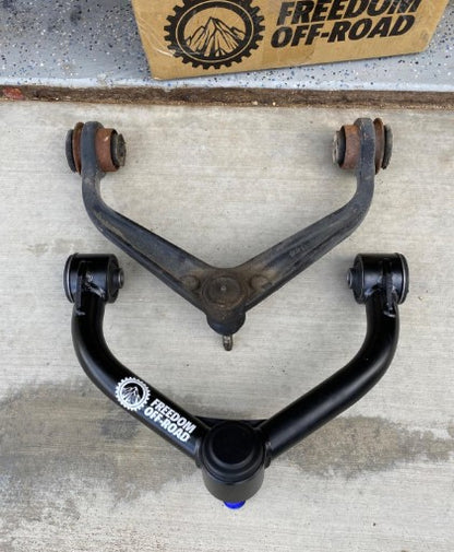 Front Upper Control Arms for 2-4 Inch Lift 11-19 Silverado/Sierra 2500 HD/3500 HD Freedom Off-Road