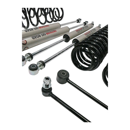 20+ Jeep Gladiator JT 4 Inch Lift w/ Coil Springs, Monotube Shocks, and Extended Sway Bar End Links Freedom Off Road