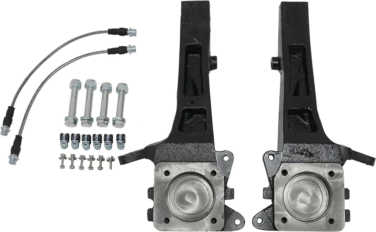 4 Inch Front Lift Spindles w/Extended Brake Lines 05-23 Tacoma RWD Freedom Off-Road