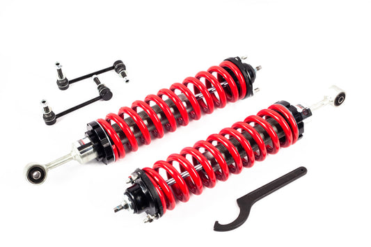 2.5-5 Inch Adjustable Coilovers w/ Extended End links 10-23 GX460 03-09 GX470 03-23 4Runner 07-14 FJ Cruiser 05-23 Tacoma Freedom Off-Road